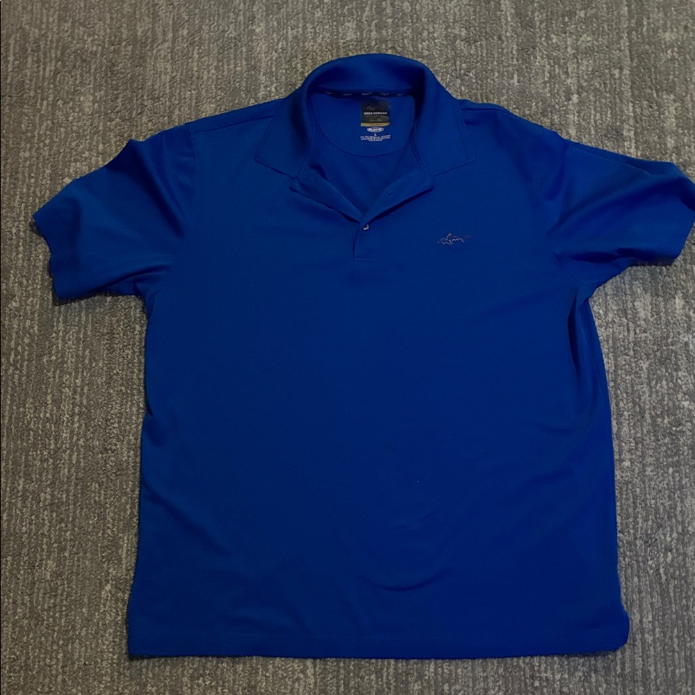 Greg Norman Collection Cobalt Blue Polo Shirt